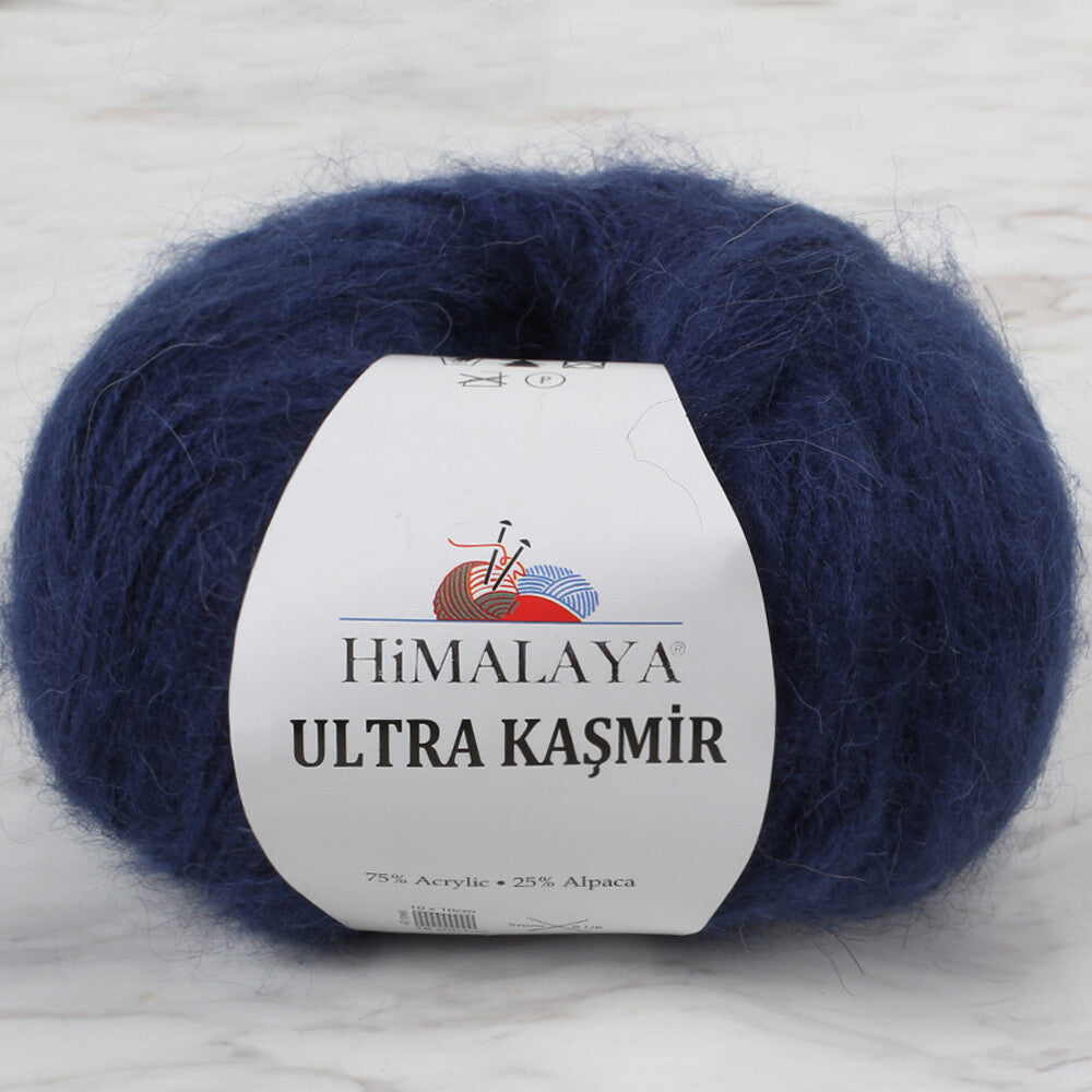 Himalaya Ultra Kaşmir Knitting Yarn, Navy Blue - 56819