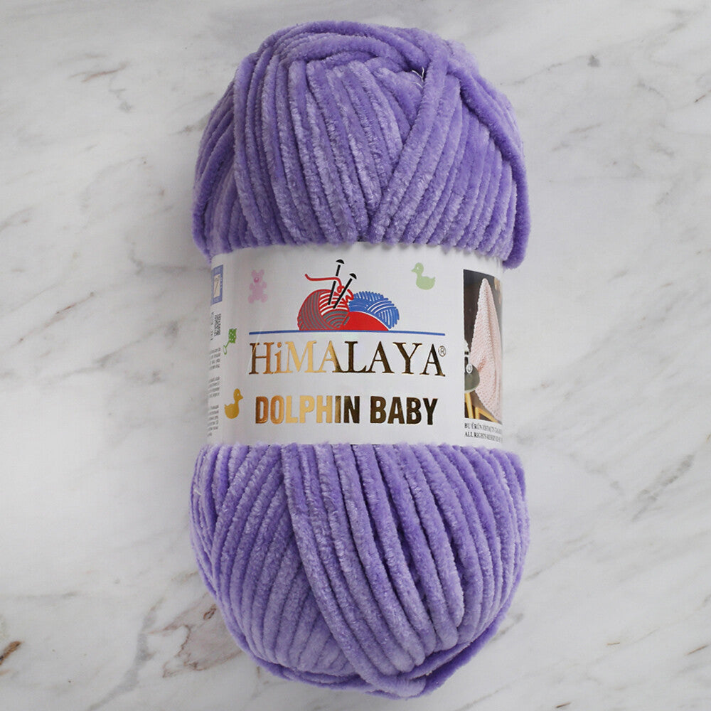 Himalaya Dolphin Baby Chenille Yarn, Lilac - 80364