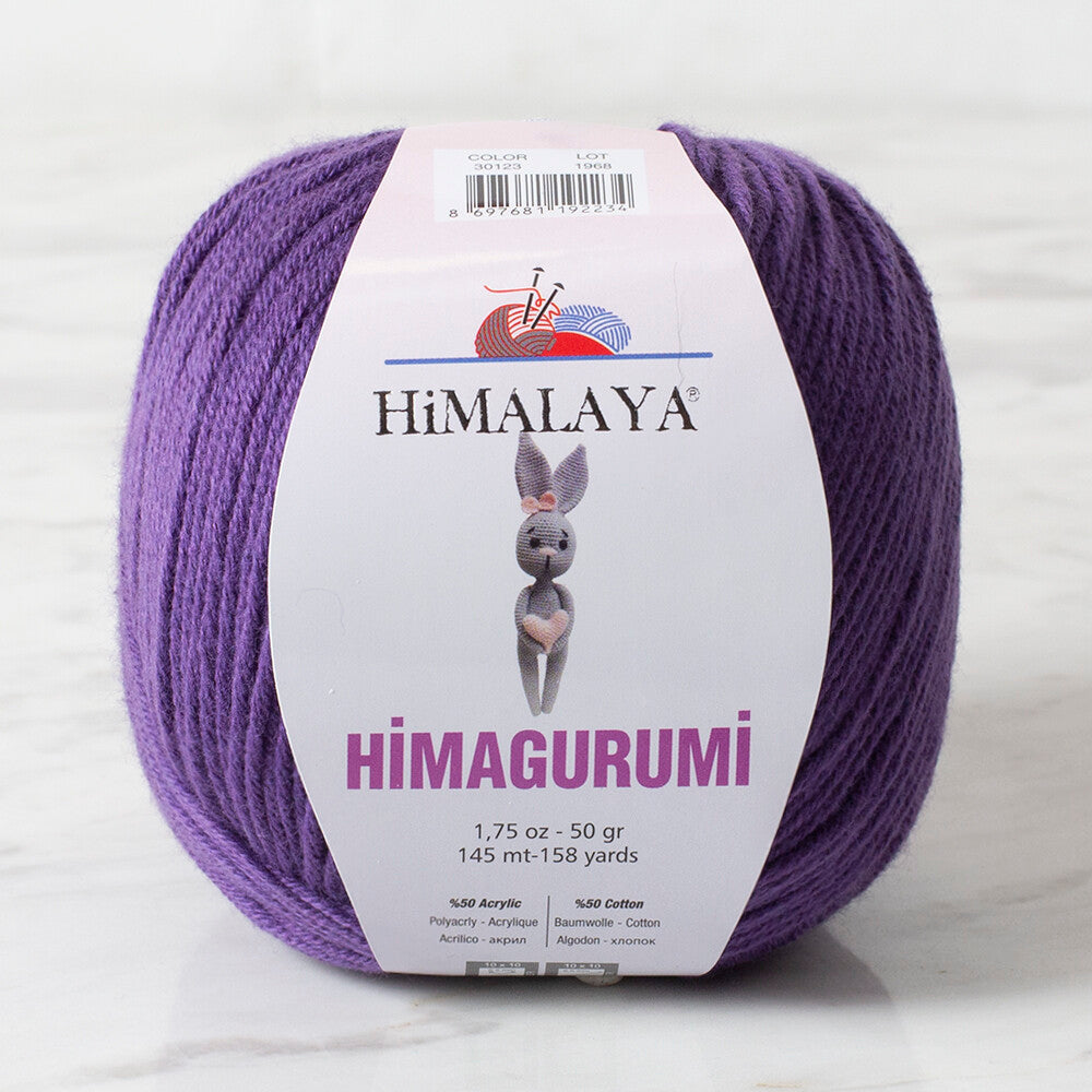 Himalaya Himagurumi 50 Gr Yarn, Purple - 30123