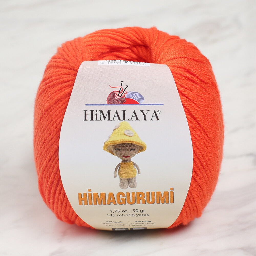 Himalaya Himagurumi 50 Gr Yarn, Orange - 30129