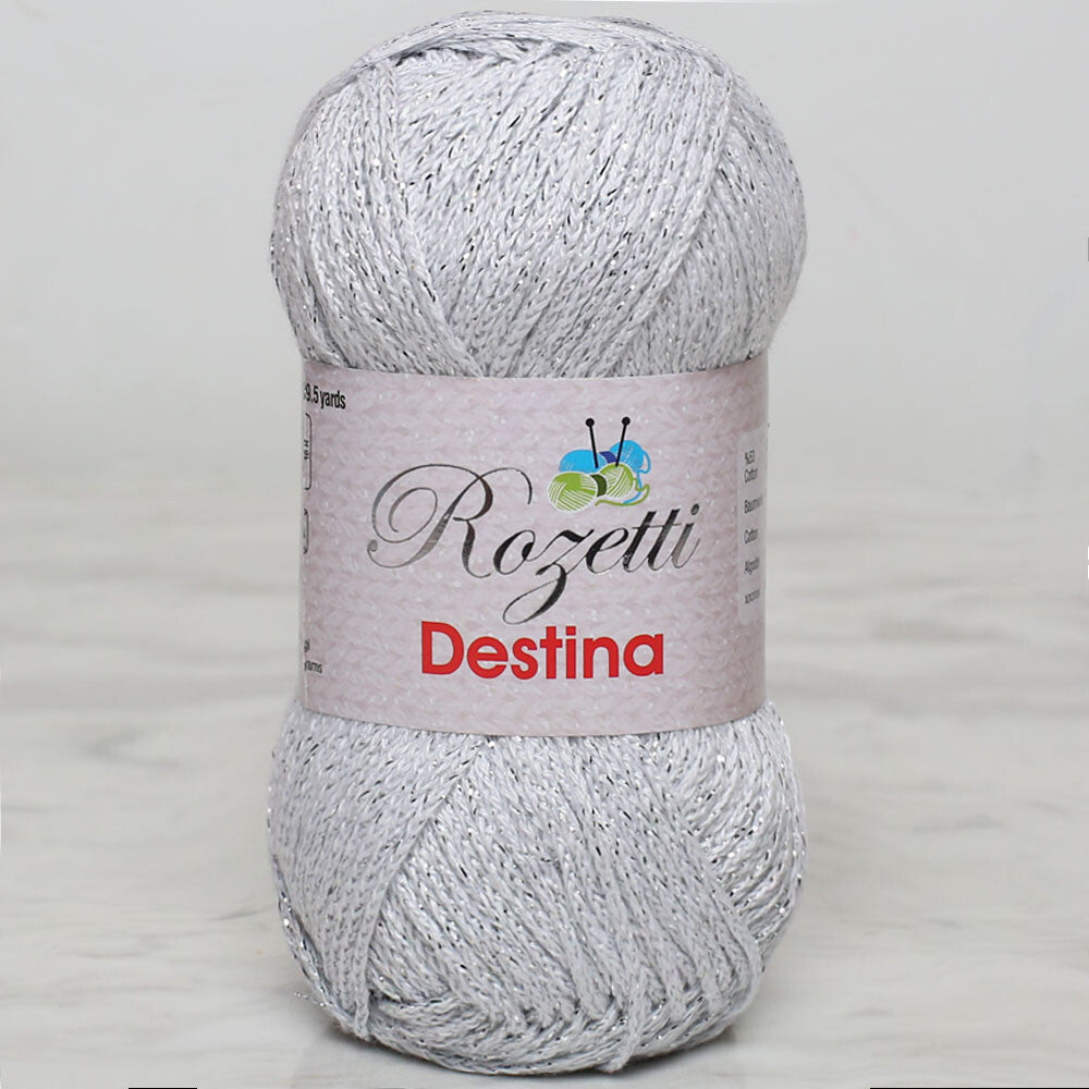 Rozetti Destina 50 gr Yarn, Optic White - 45001