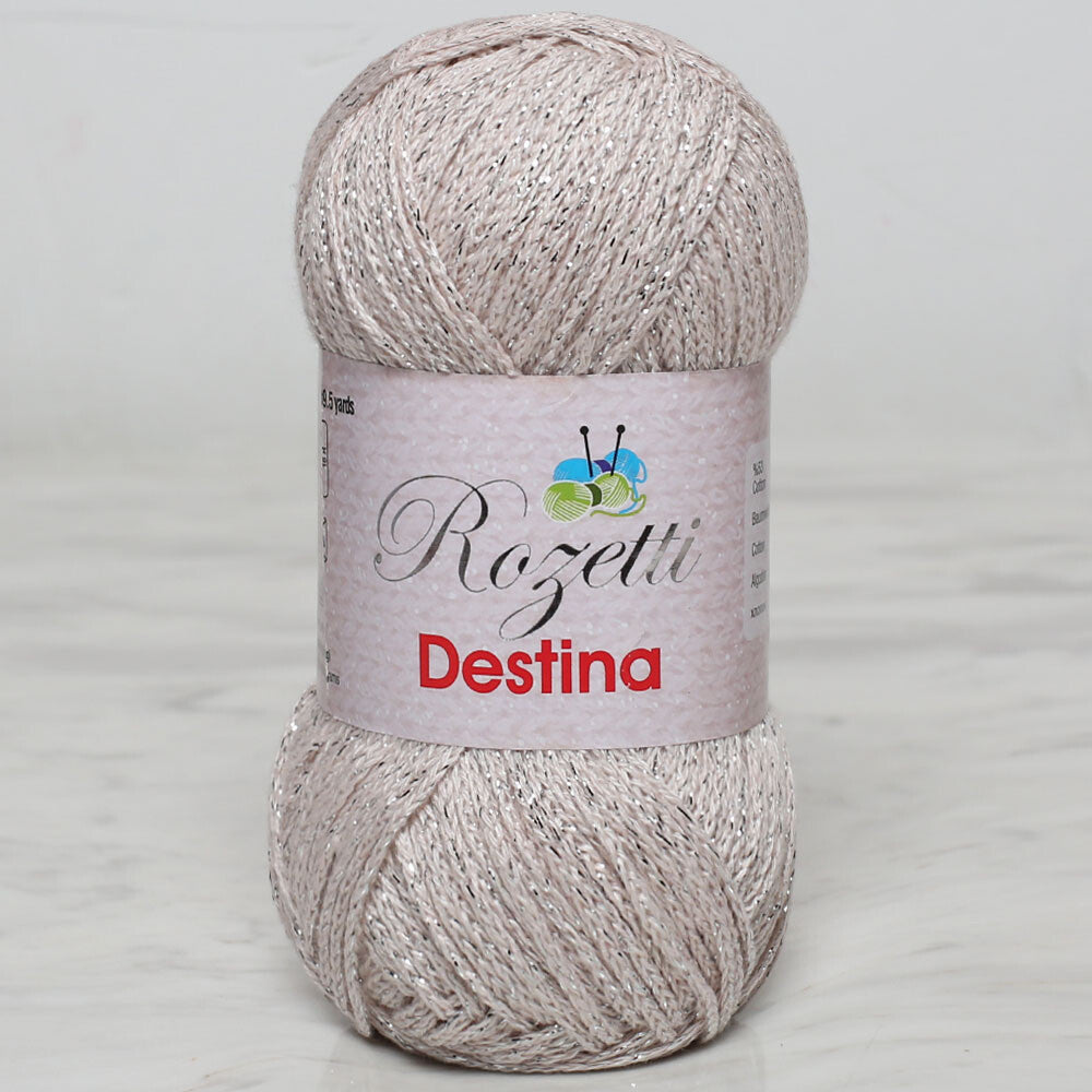 Rozetti Destina 50 gr Yarn, Beige - 45005