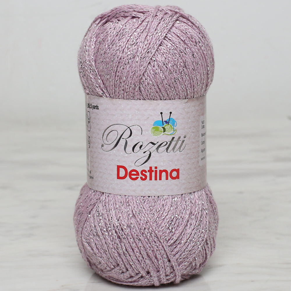 Rozetti Destina 50 gr Yarn, Light Lilac - 45009