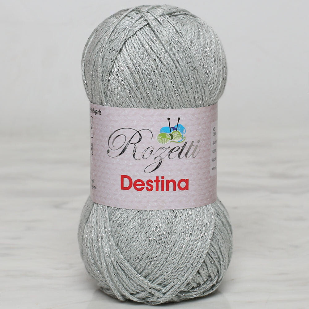 Rozetti Destina 50 gr Yarn, Grey - 45015