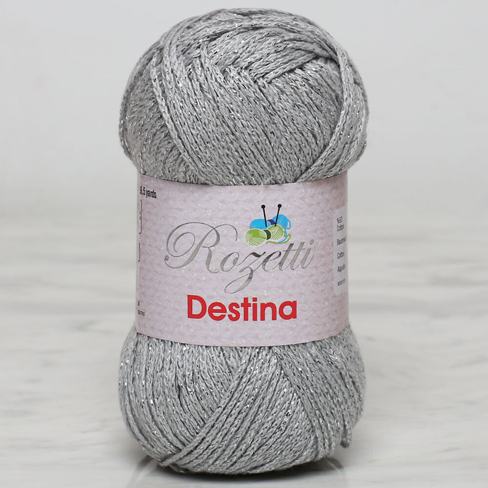 Rozetti Destina 50 gr Yarn, Grey - 45025