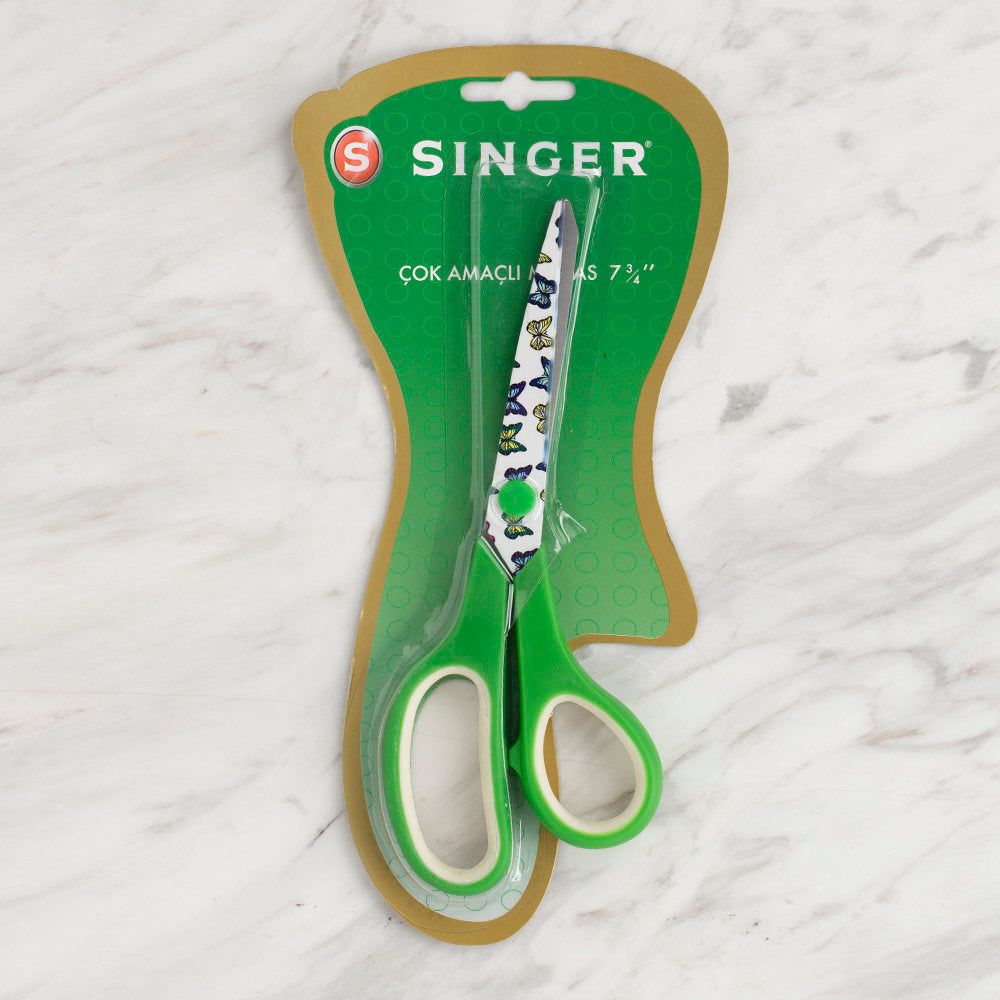 Singer Multi-Purpose Scissors, Green - C2008P3