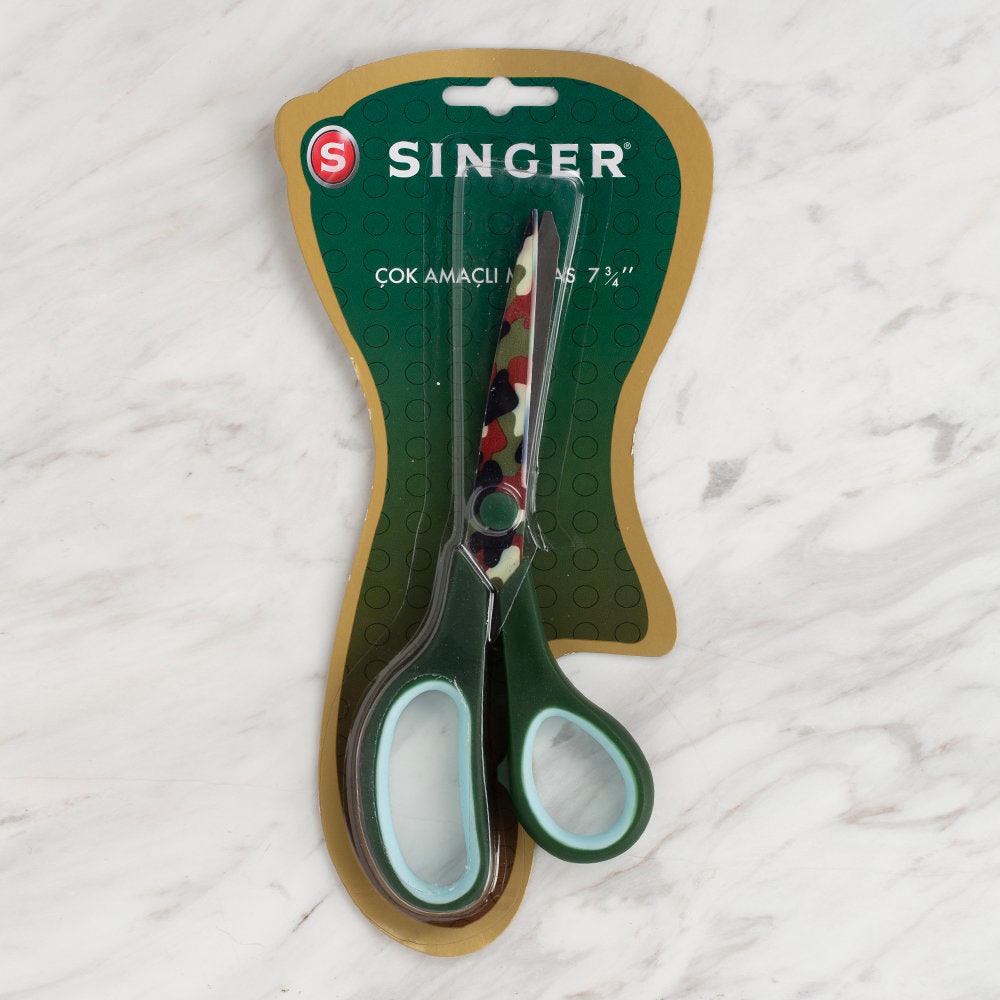 Singer Multi-Purpose Scissors, Green - C2008P13