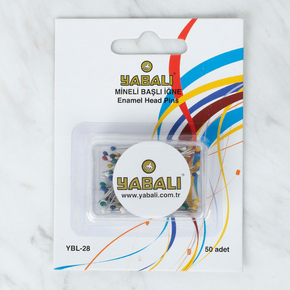 Yabalı Enamel Head Pins - YBL - 28