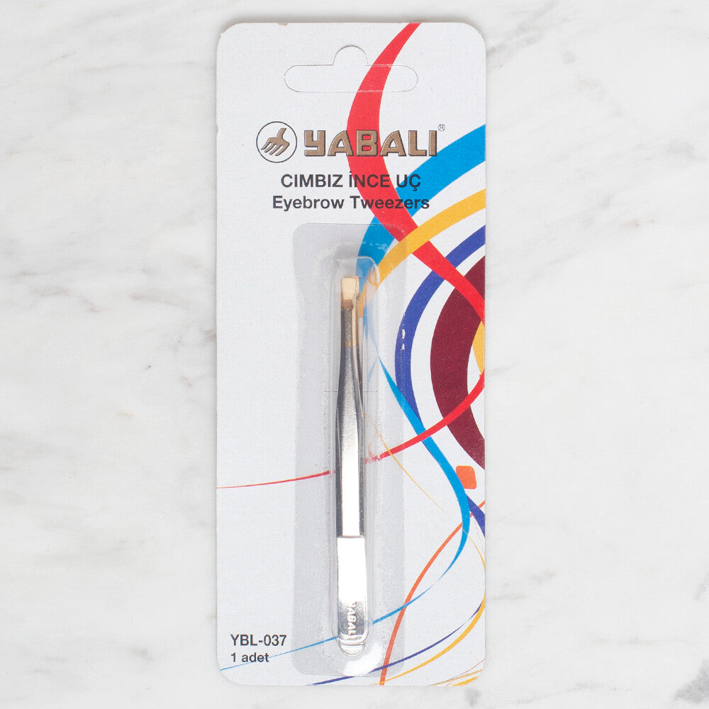 Yabalı Fine Point Eyebrow Tweezers - 037