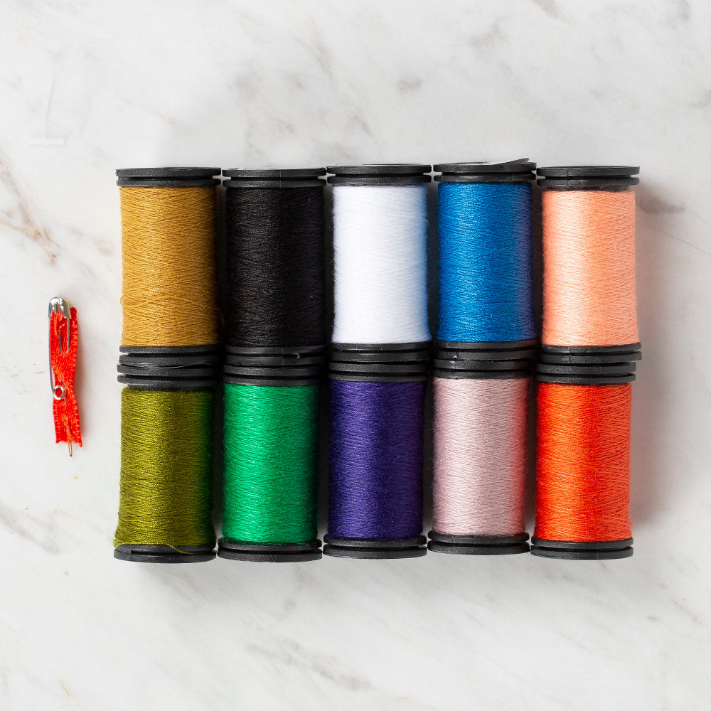 Adalı Sewing Kit (10 Threads and Needle Set) - YBL-126