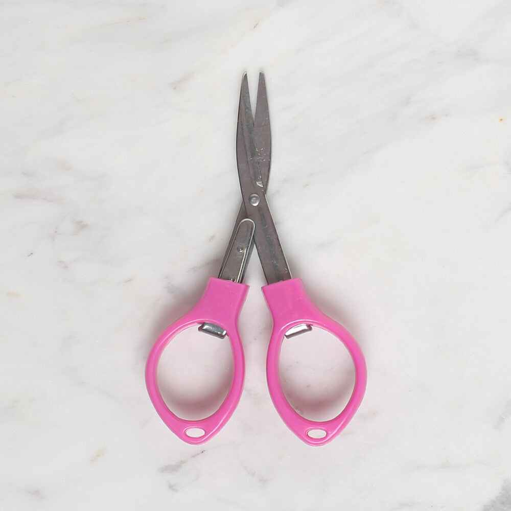 Yabalı Folding Scissors, Pink