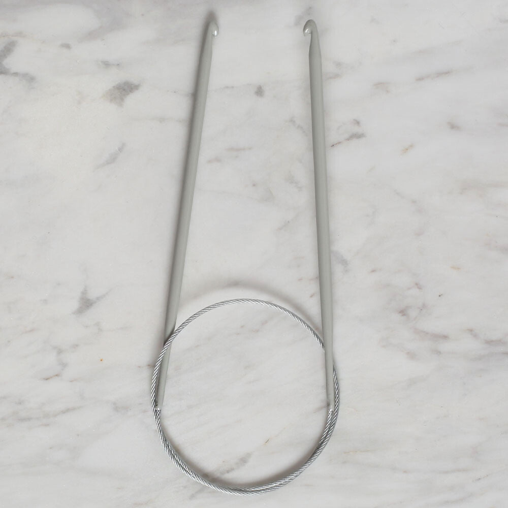 Yabalı 4.5mm 60 cm Steel Cable Tunisian/Afghan Knitting Needle - YBL - 345