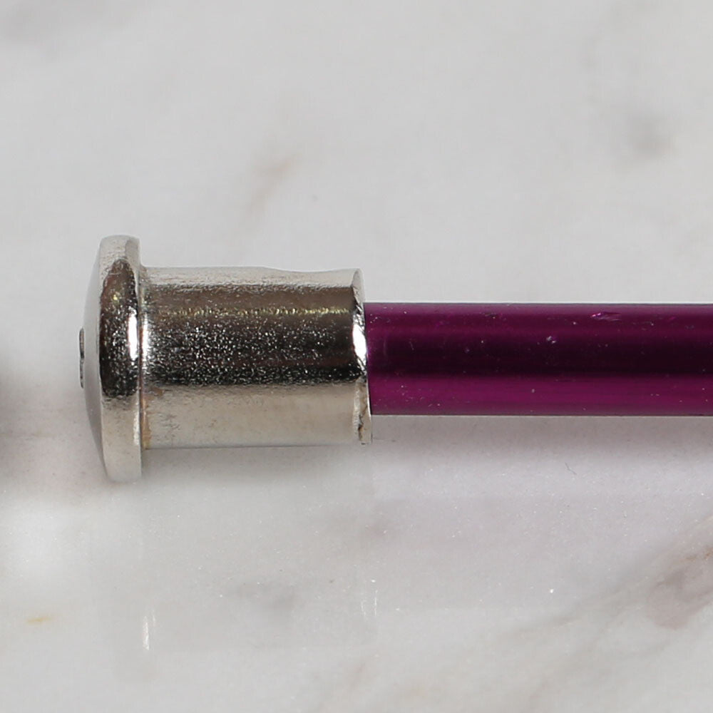 Yabalı 5mm 35 cm Crochet Hook with Measure, Purple - YBL-348