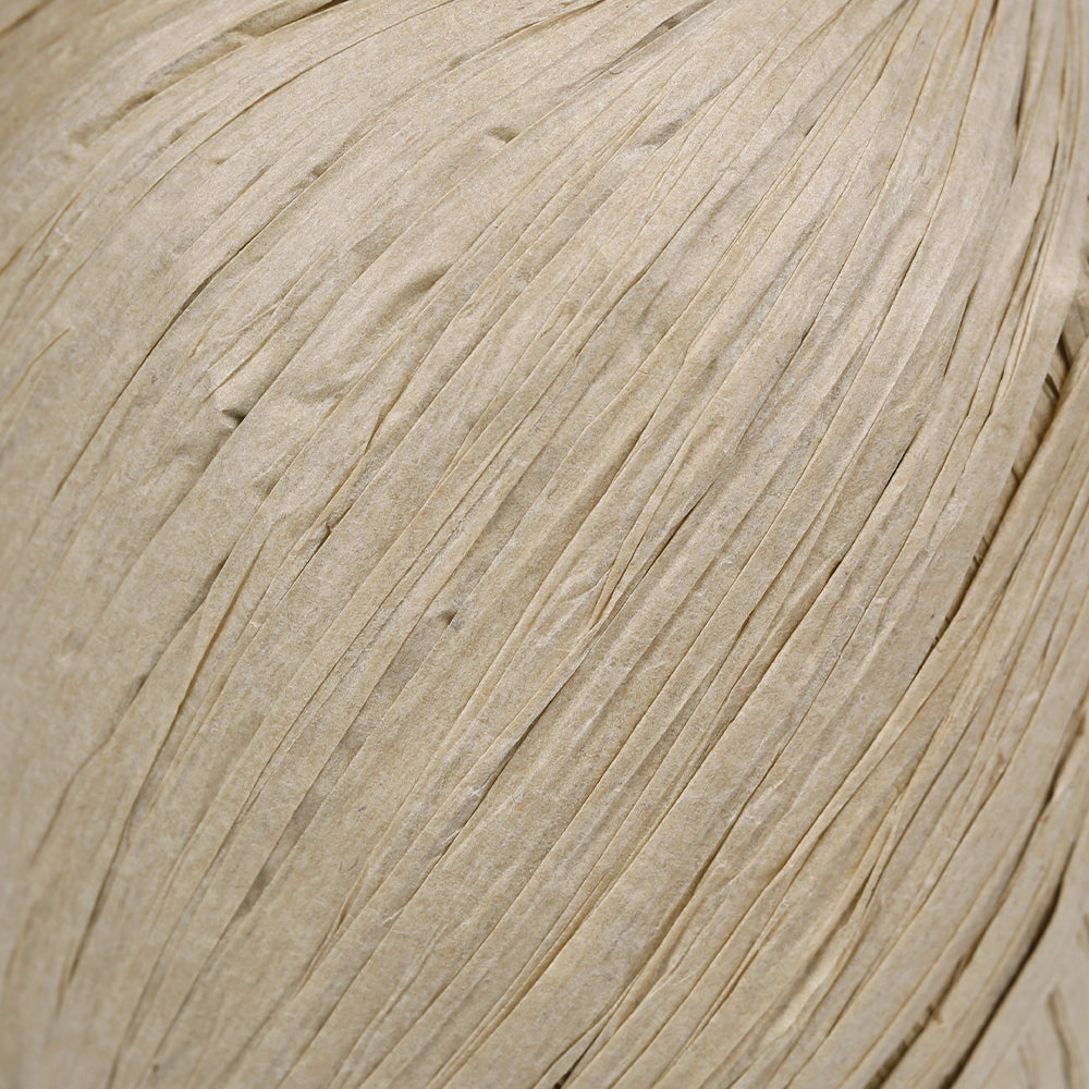 Iplix Natural Raffia Paper Yarn ,Beige - 19U