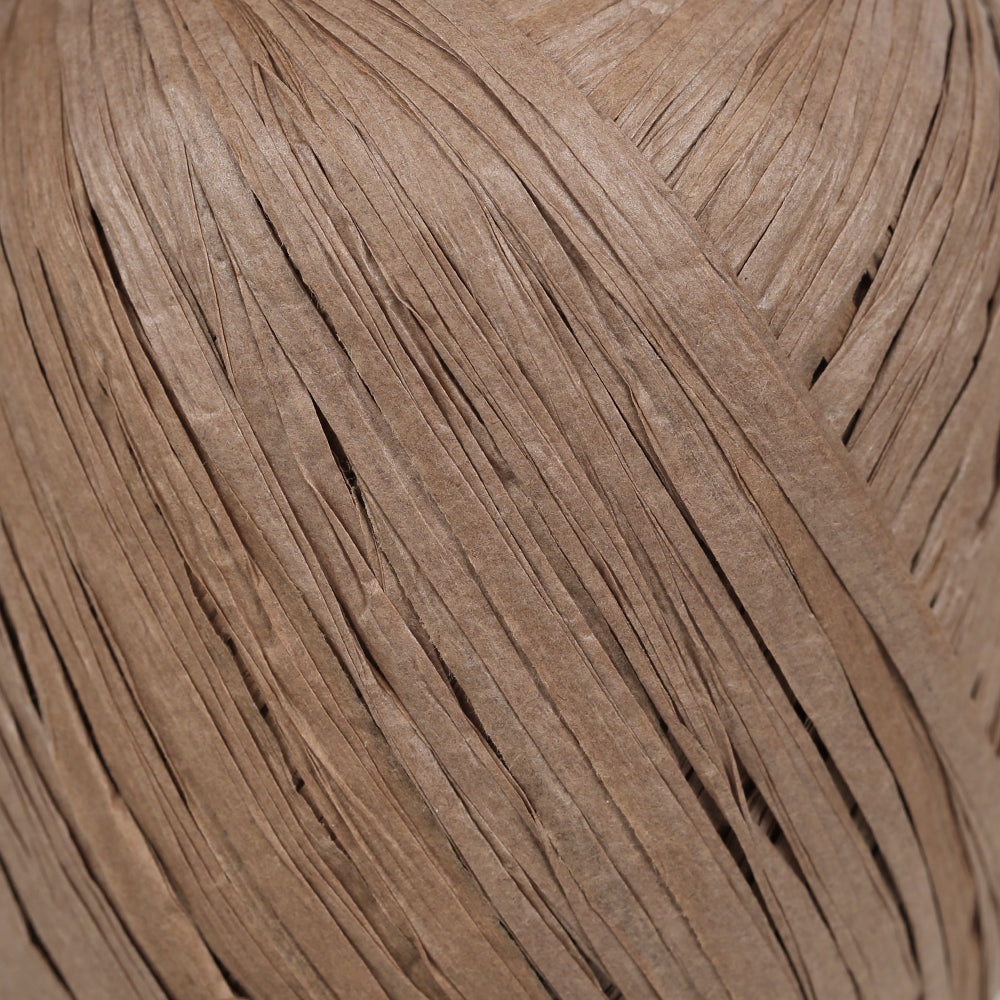 Iplix Natural Raffia Paper Yarn ,Brown - 34