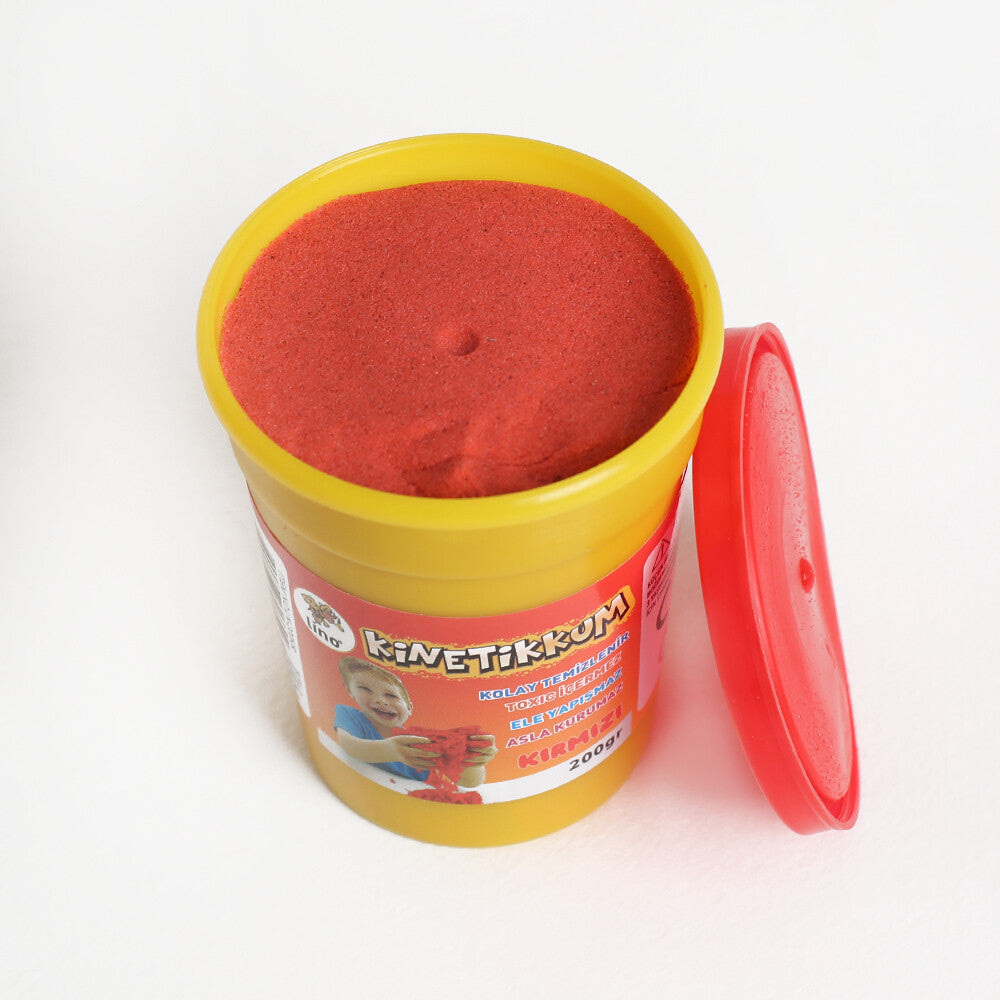 Lino 200 Gr Kinetic Sand, Red - LN-200MIX