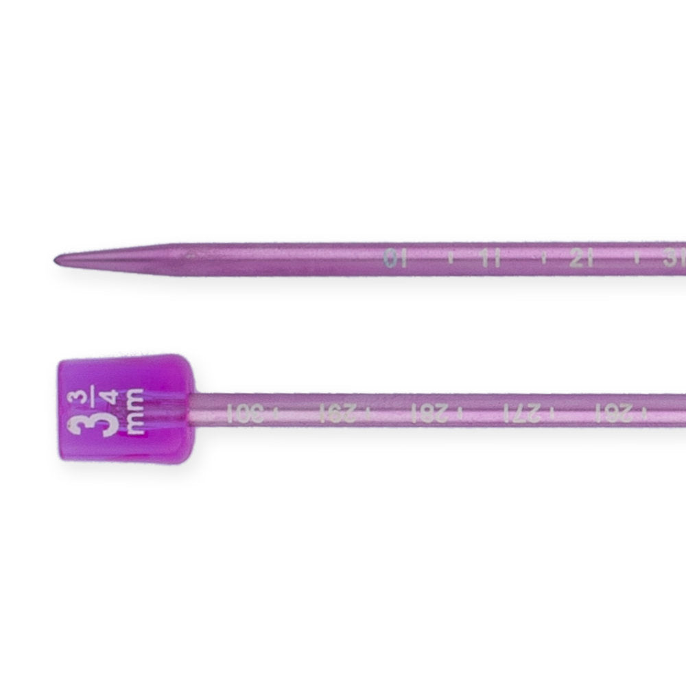 Pony Measure 3.75 mm 35 cm Aluminium Knitting Needles, Lavender - 34508