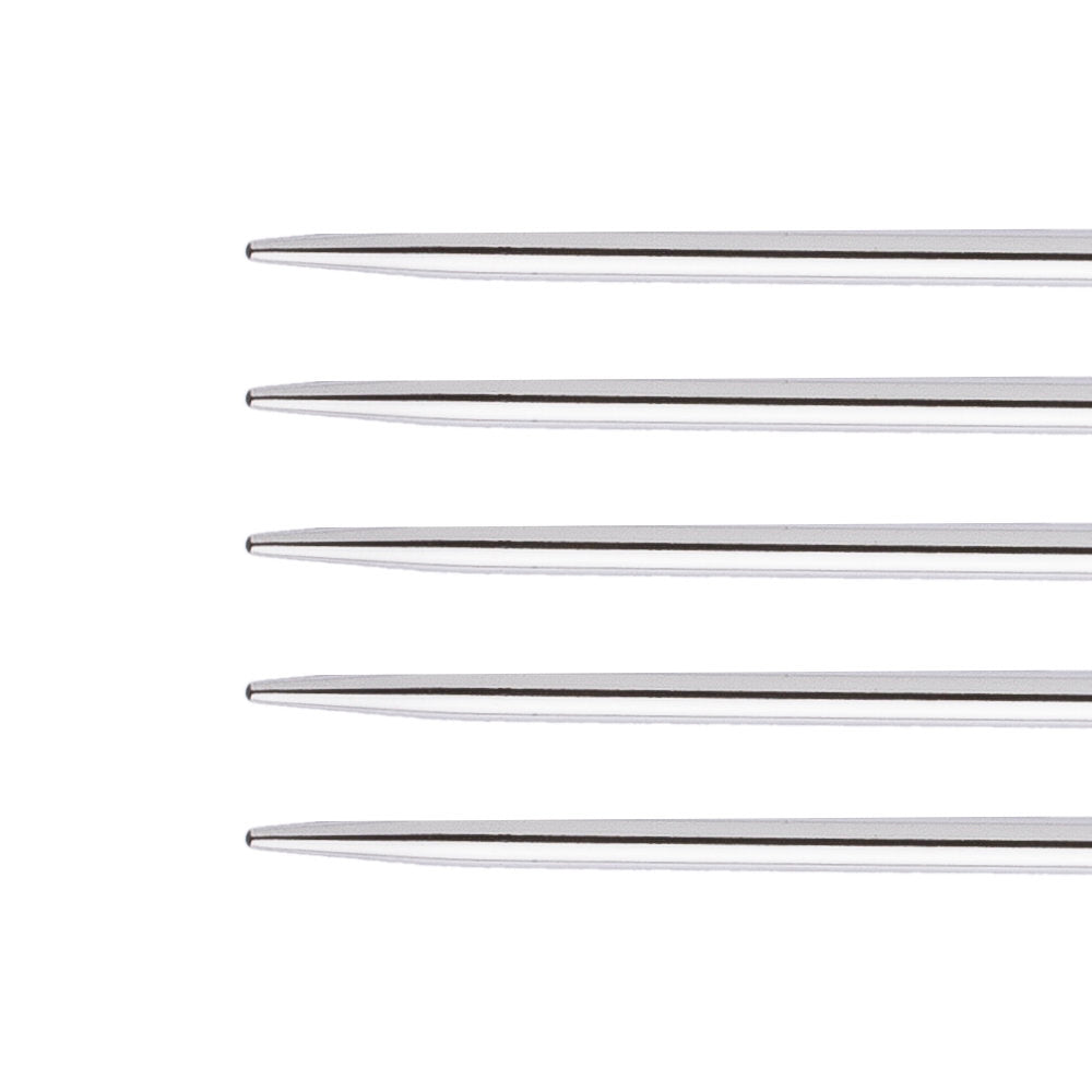 KnitPro Nova Ferri A Doppia Punta 15 Cm – 3,25 Mm – Ottone Elettrolucidato – Leggeri E Scorrevoli
