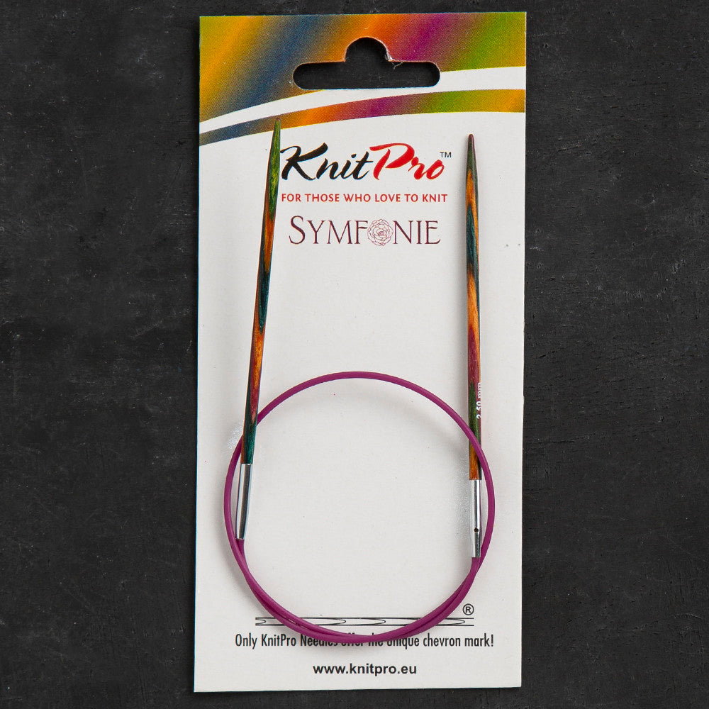 KnitPro Symfonie 2.5 Mm 40 Cm Wooden Circular Needles - 20303