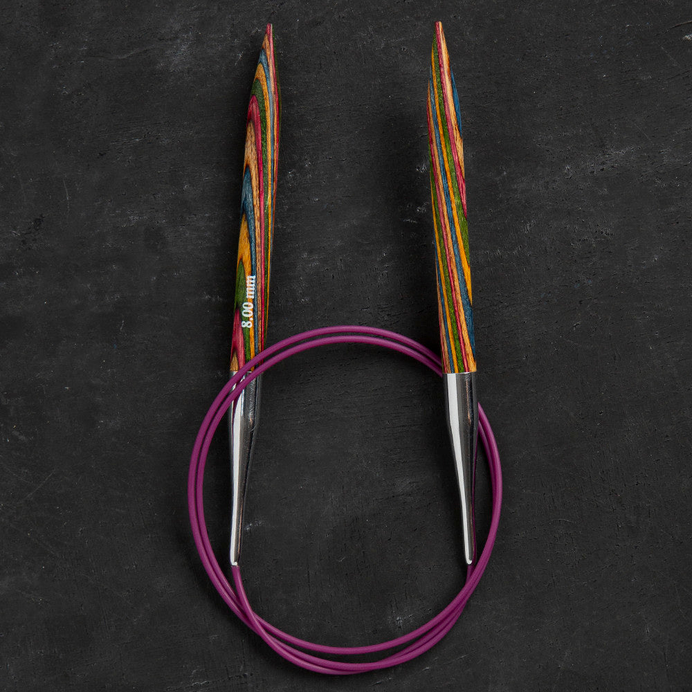 KnitPro Symfonie 8 Mm 80 Cm Wooden Circular Needles - 21344