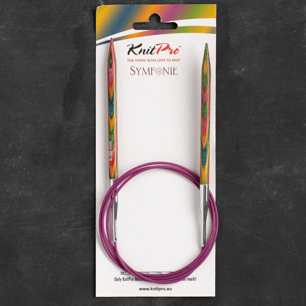 KnitPro Symfonie 6mm 100cm Fixed Circular Needle - 21356