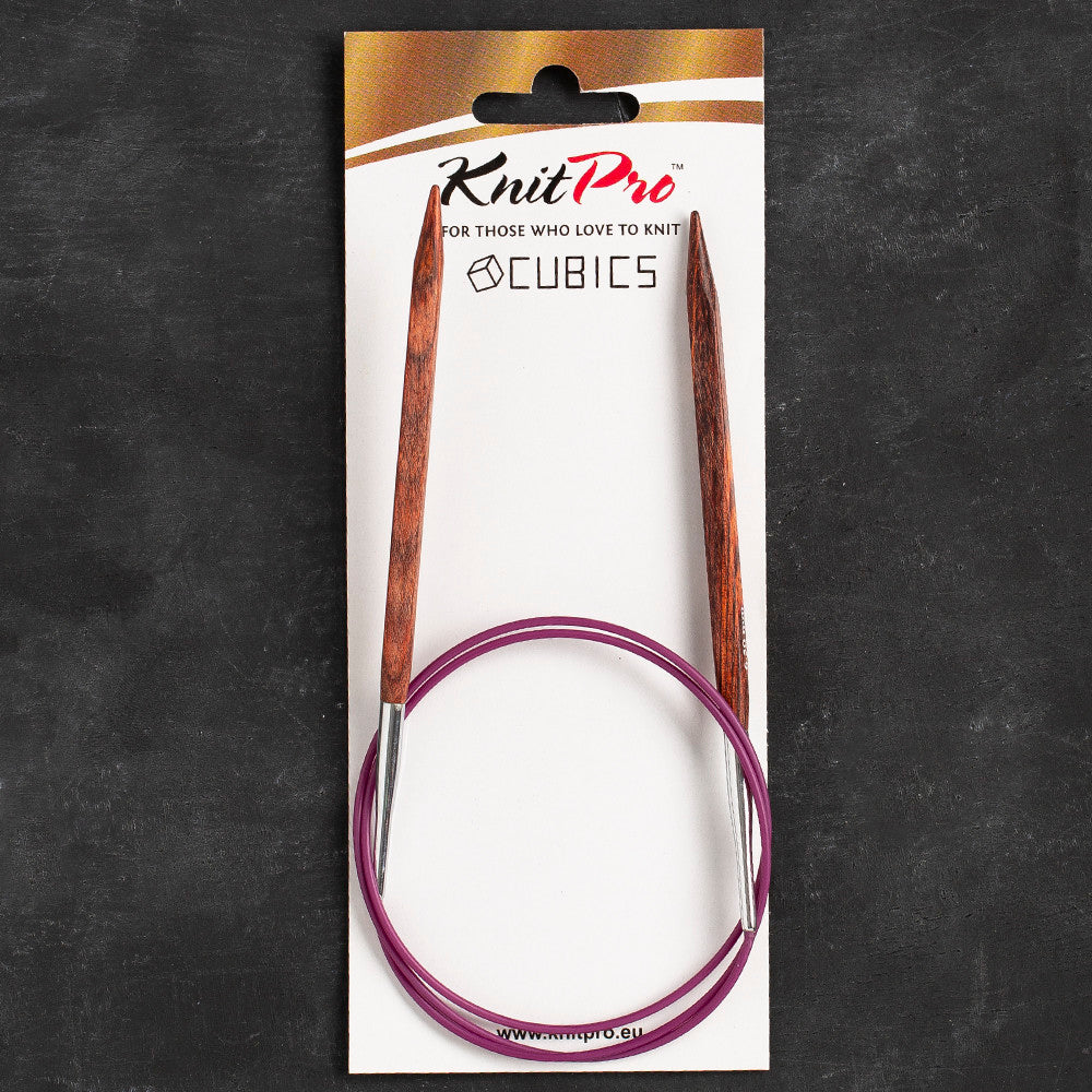 KnitPro Symfonie Cubics 6.5mm 80cm Cubic Circular Needle - 25339