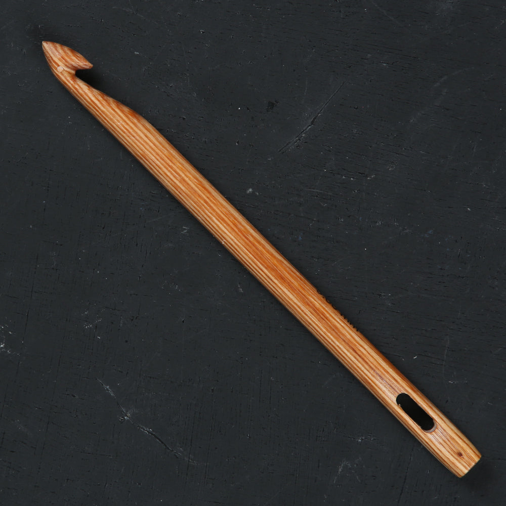 KnitPro Symfonie Natural Wood 9mm Knooking Hook - 23513
