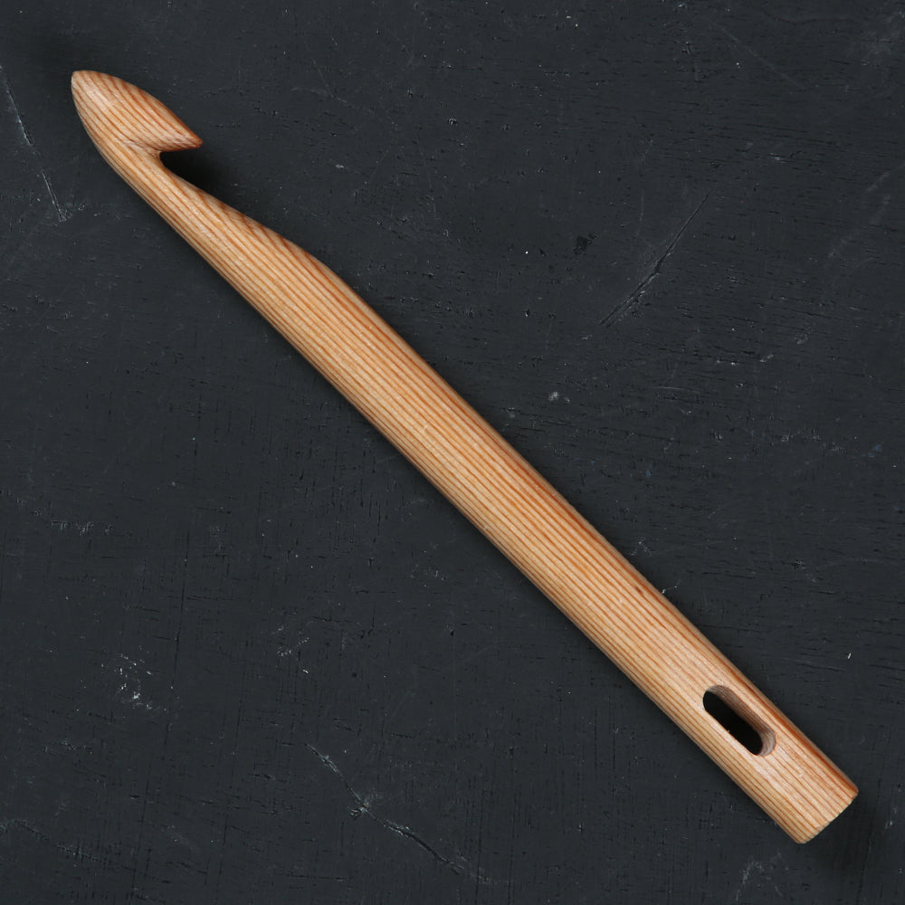 KnitPro Symfonie Natural Wood 12mm Knooking Hook - 23515