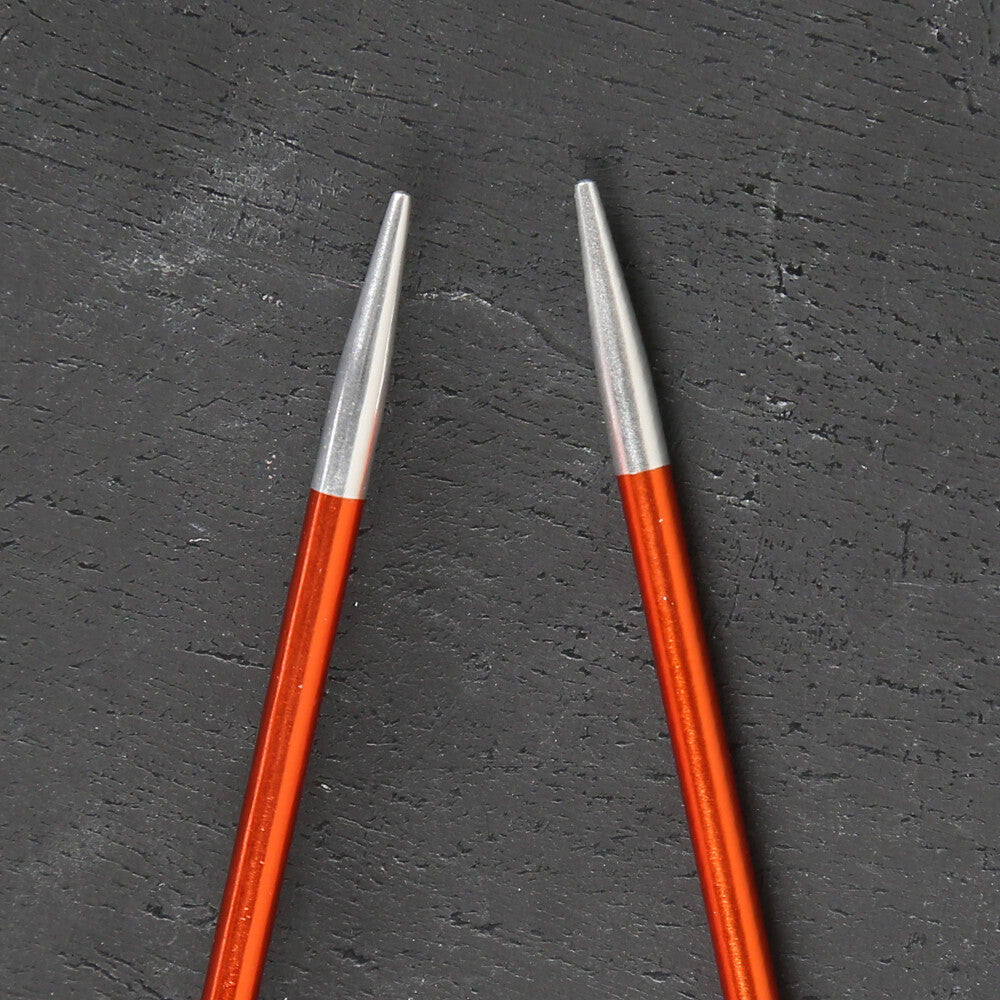 KnitPro Zing 2.75 mm 60 Cm Metal Circular Needles, Orange - 47094