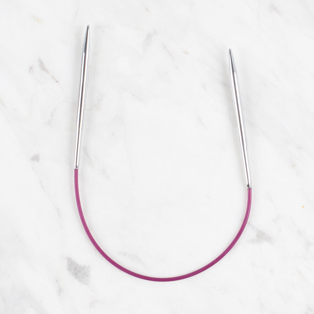 KnitPro Nova 3.5mm 25 cm Fixed Knitting Needle, Purple - 10977