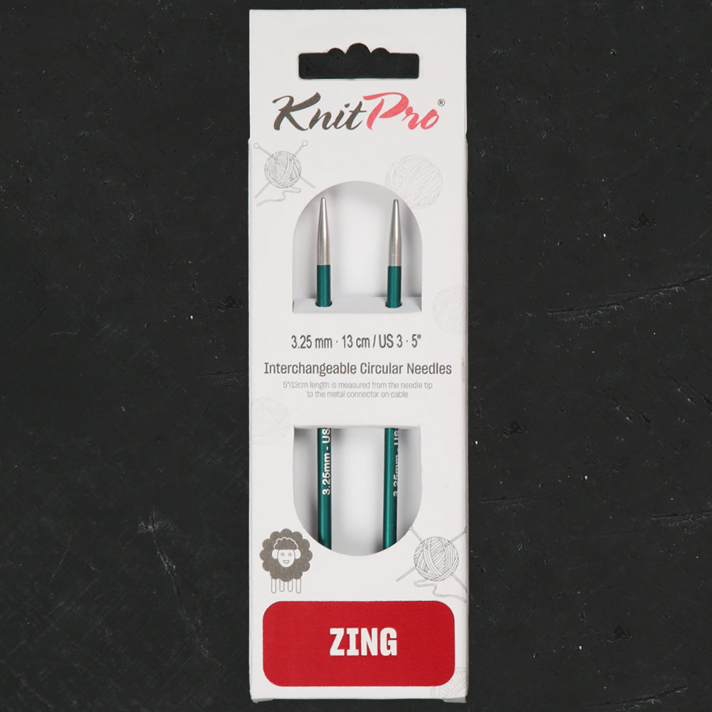 Knitpro Zing 3.25 mm İnterchangeable Needle Green- 47512