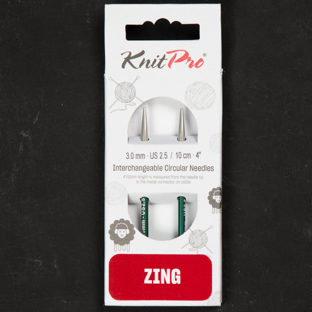 Knitpro Zing 3.0mm İnterchangeable Needle Green - 47528