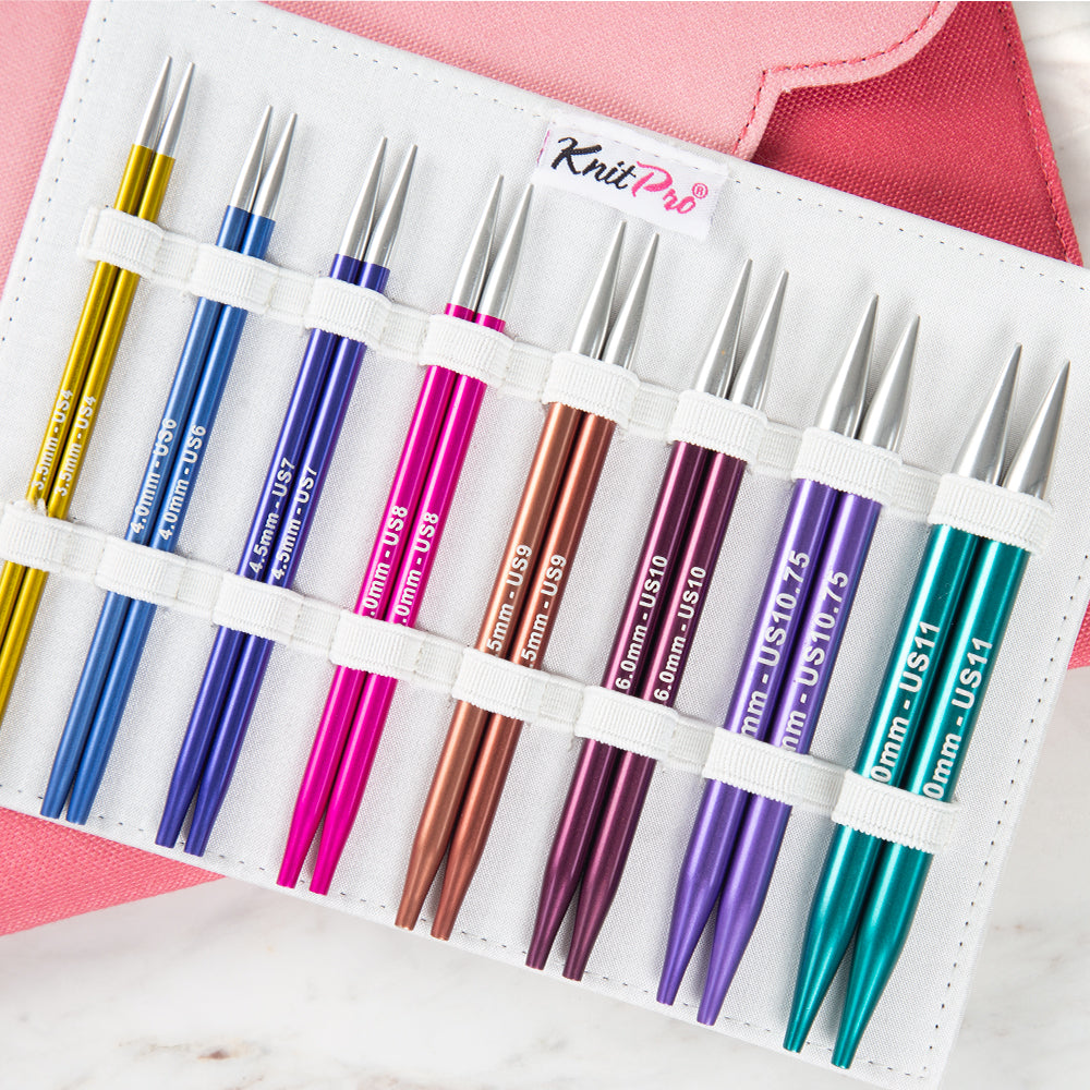 Knitpro ZING Ucu Değiştirilebilir Misinalı Deluxe Set - 47424