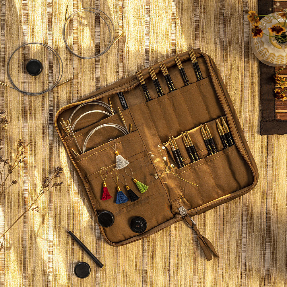 Lanternmoon Ebony Wood Interchangeable 9-piece Needle Set - Ancestry - 350311