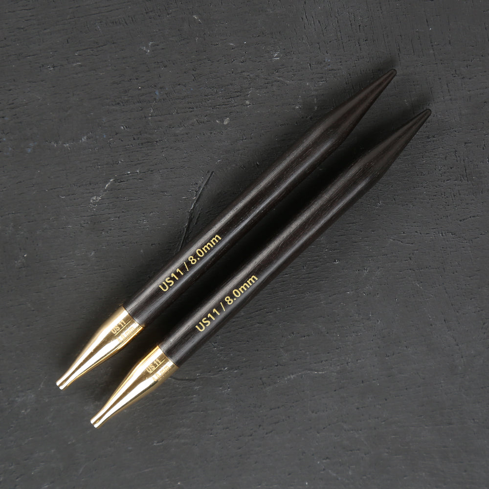 Lanternmoon Ebony Wood Interchangeable Set of 8 Needles - Glory - 350303