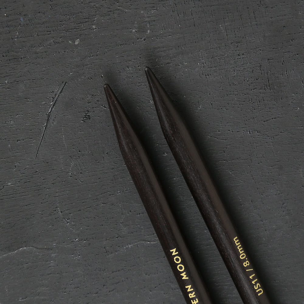Lanternmoon Ebony Wood Interchangeable Set of 8 Needles - Glory - 350303