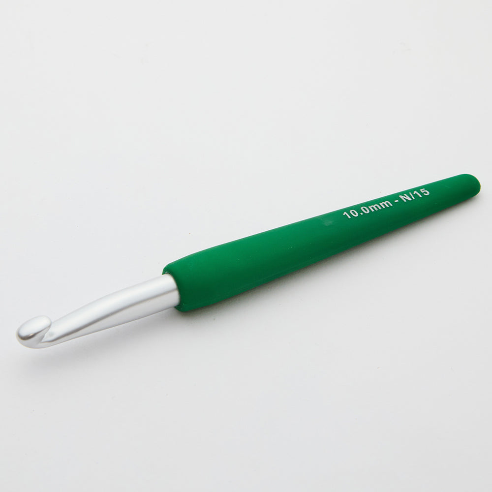 KnitPro Waves 10 mm Soft Handle Wool Crochet Hook - 30948