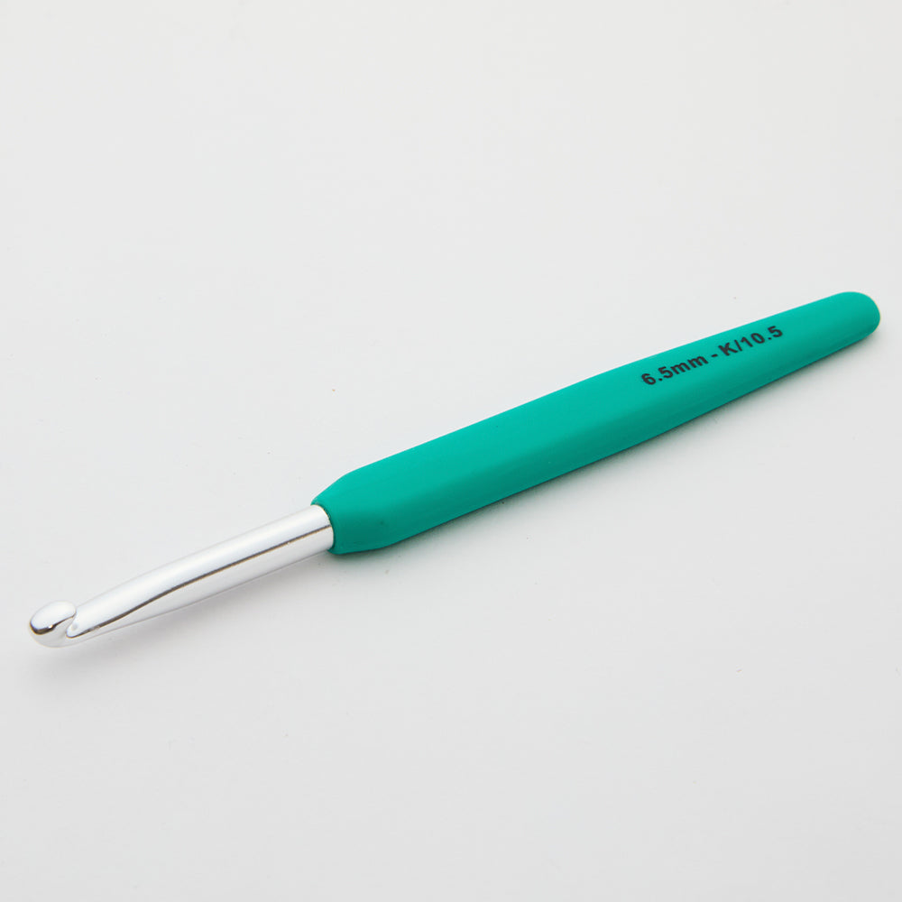 KnitPro Waves 6,50 mm Soft Handle Wool Crochet Hook - 30944