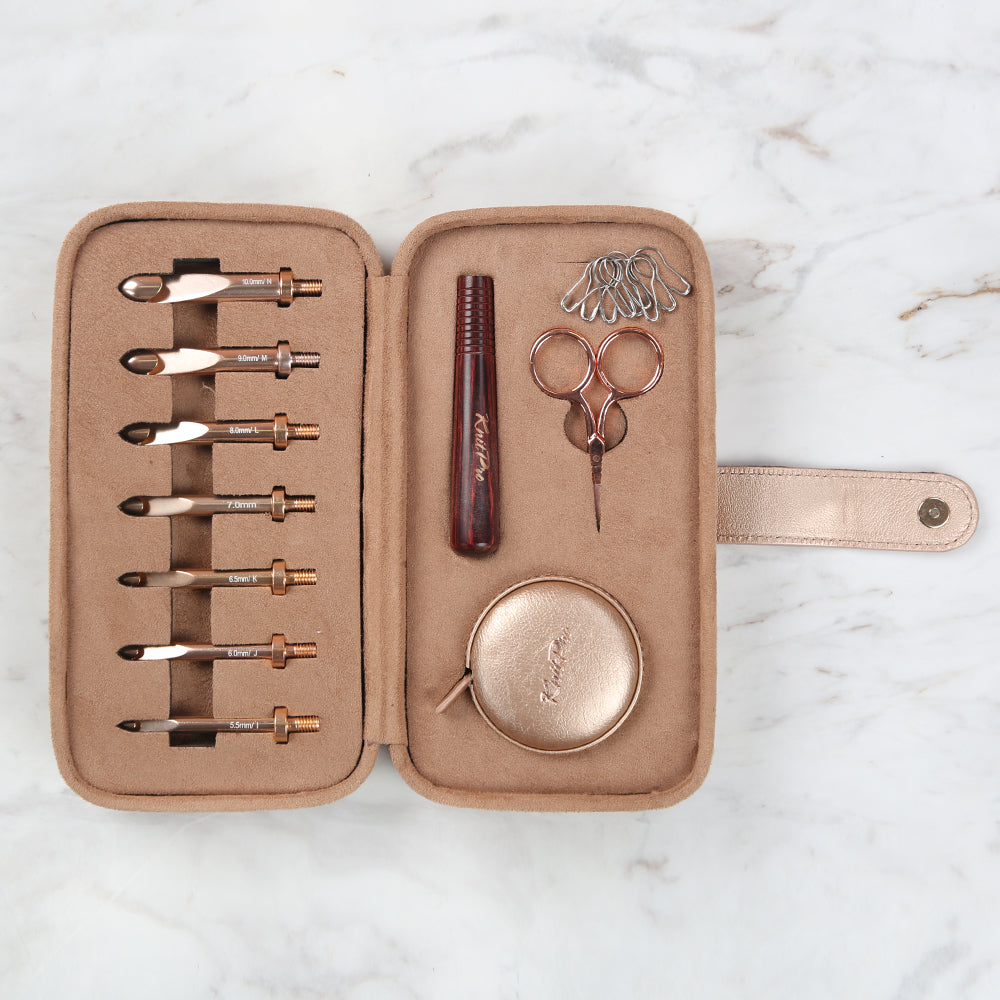 Knitpro Oasis Chunky End Replaceable Crochet Hooks Set - 30982