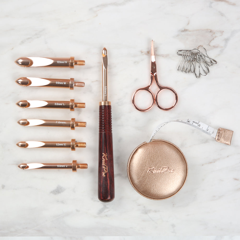 Knitpro Oasis Chunky End Replaceable Crochet Hooks Set - 30982