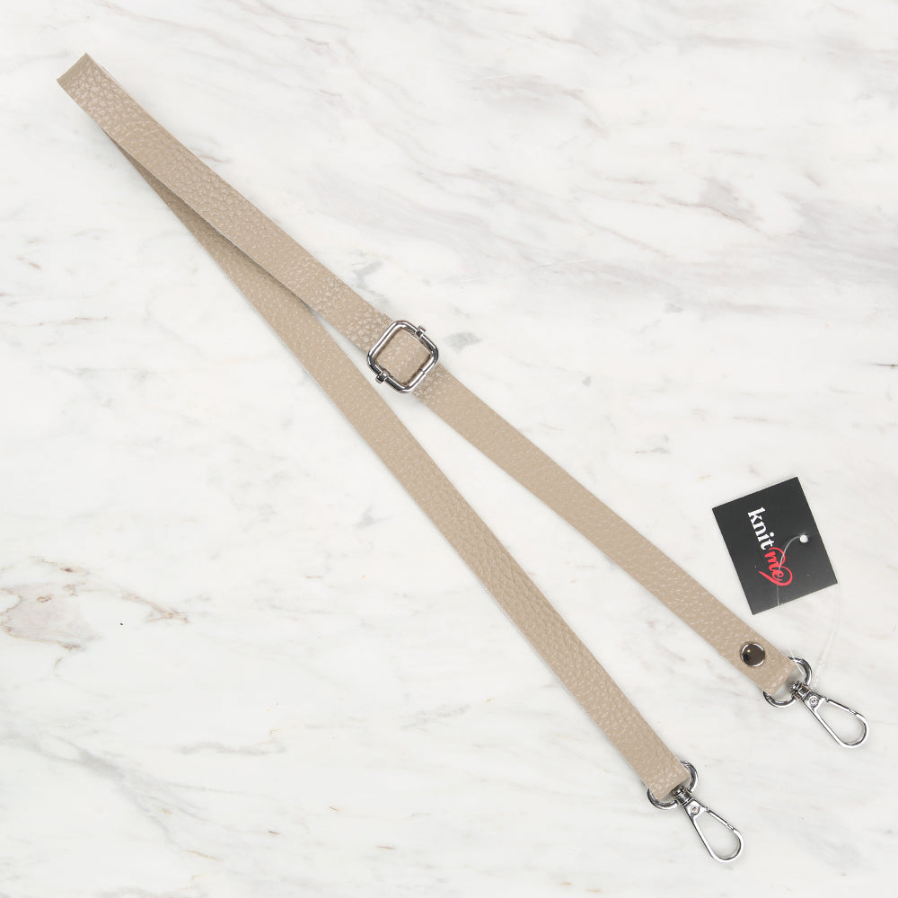 Knitme Sliding Buckle Bag Strap 135x1.5 cm Beige BA-0001