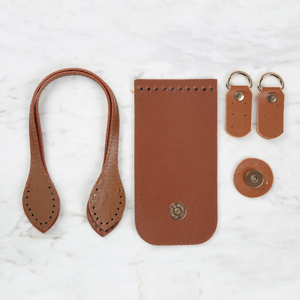 Knitme Fashion Bag Kit 8.5x17 cm Taba BA-0065