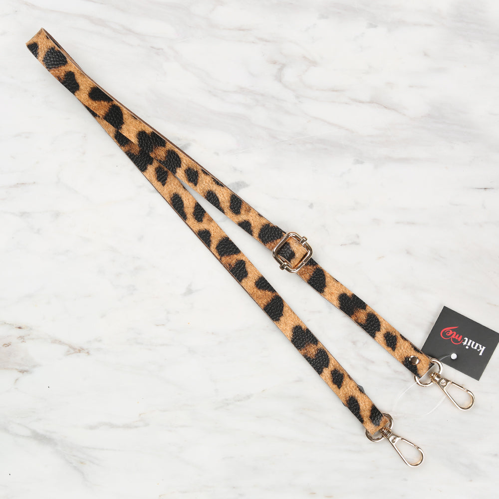 Knitme Sliding Buckle Bag Strap 135x1.5 cm Leopard BA-0001