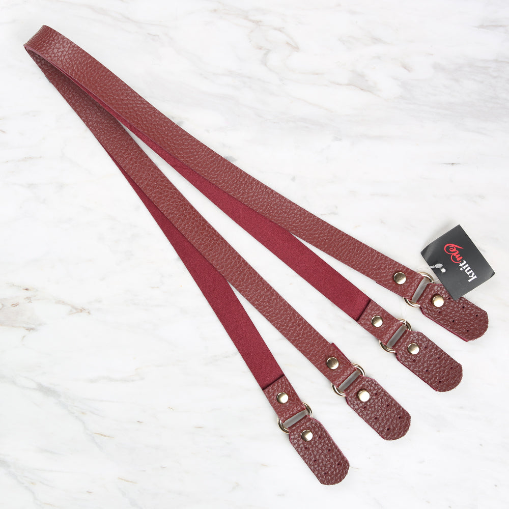 Knitme D-Ring Bag Hanger 80x2 cm Claret Red BA-0020