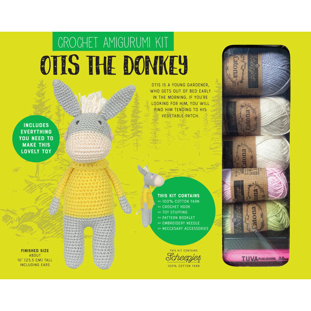 Tuva Crochet Amigurumi Kit, Otis the Donkey - CAK12