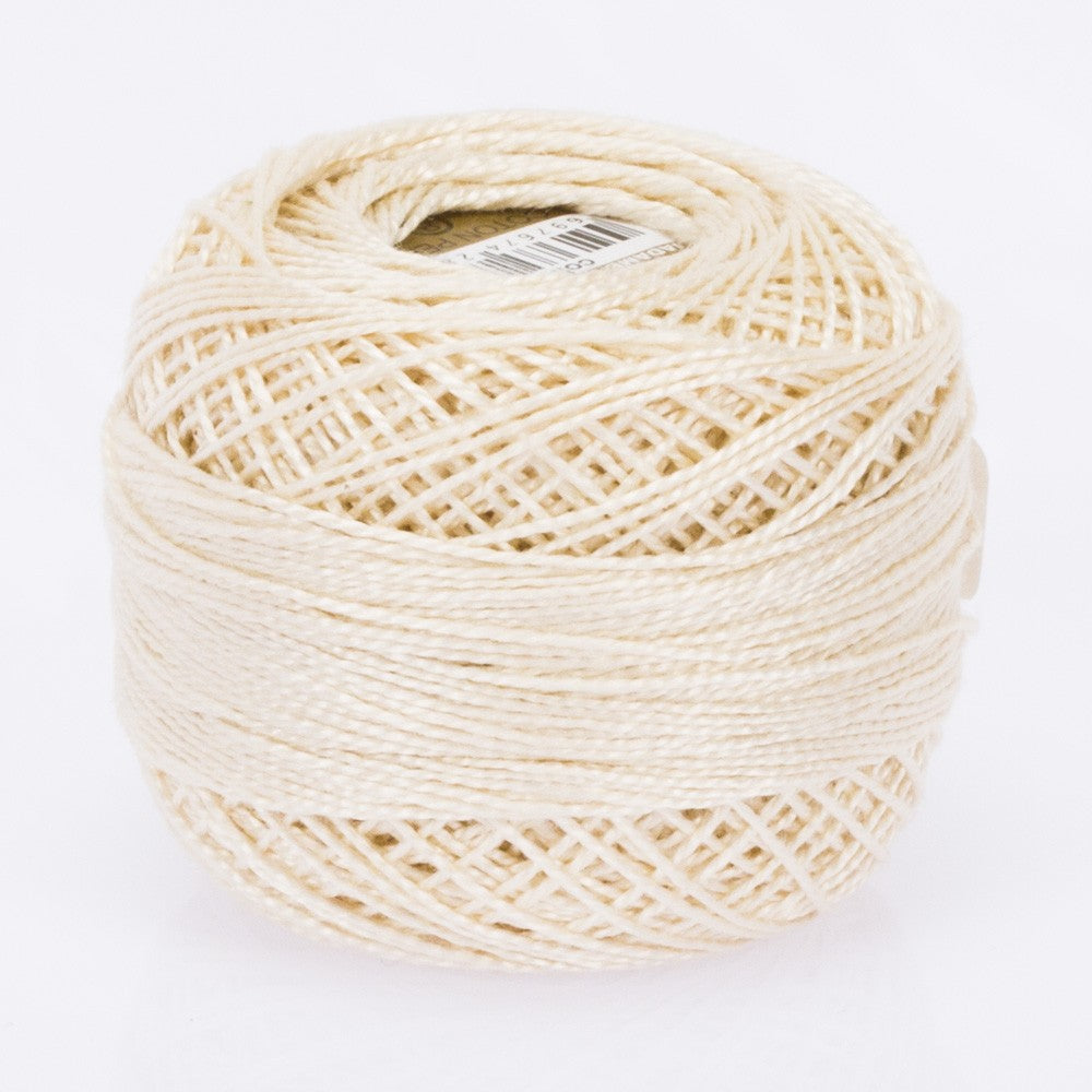 Madame Tricote Paris Koton Perle No:8 Embroidery Thread, Ivory - Ivory