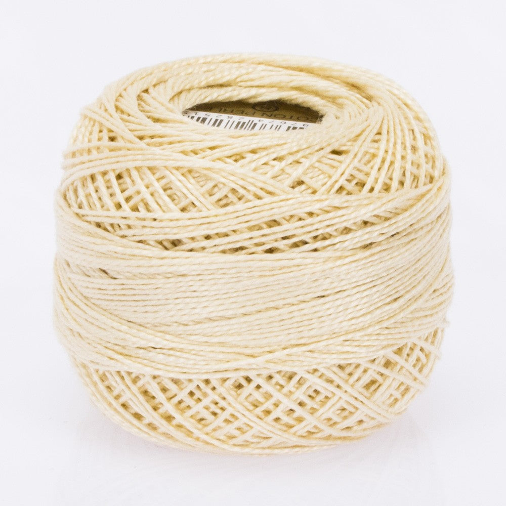 Madame Tricote Paris Koton Perle No:8 Embroidery Thread, Ecru - Ecru