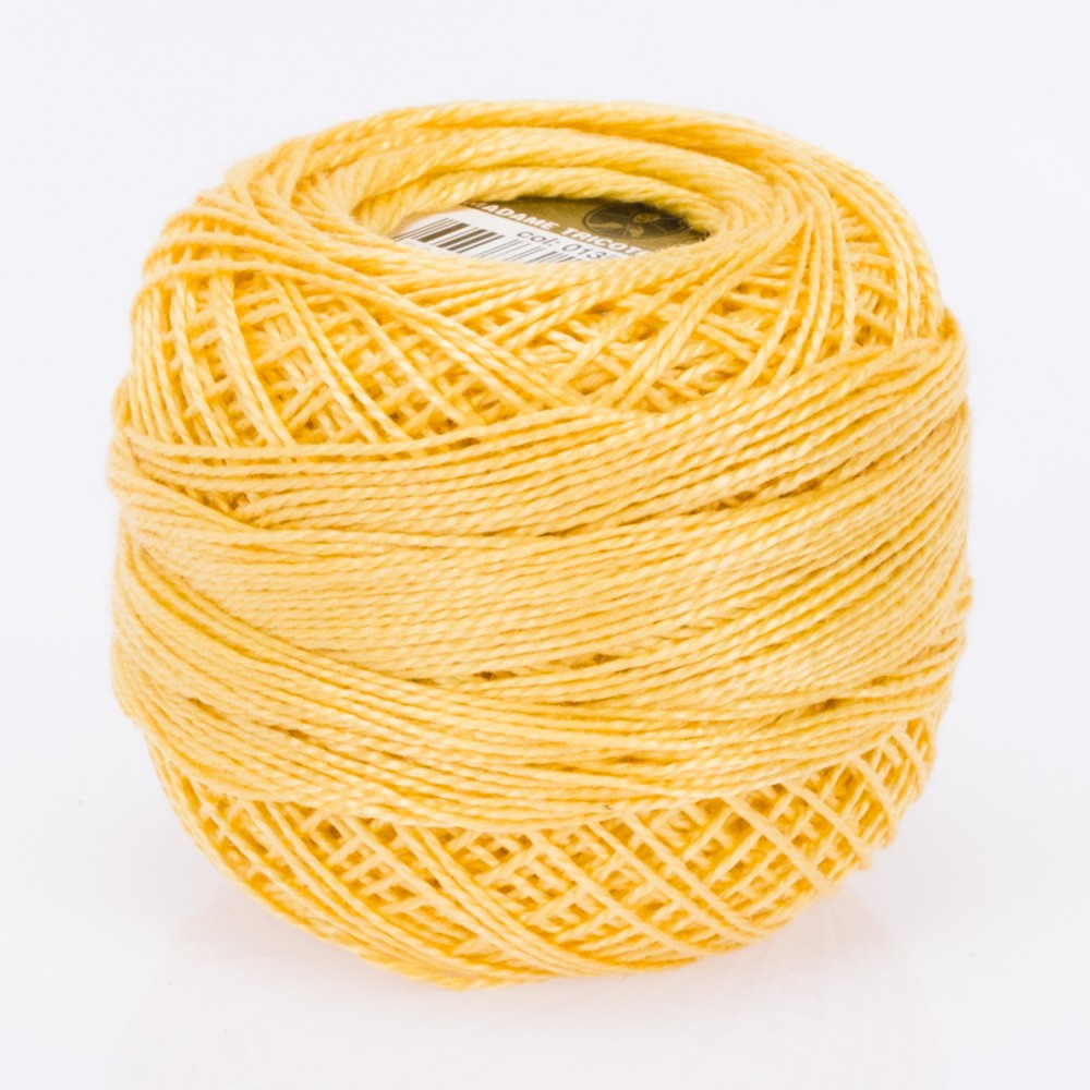 Madame Tricote Paris Koton Perle No:8 Embroidery Thread, Orange - 135