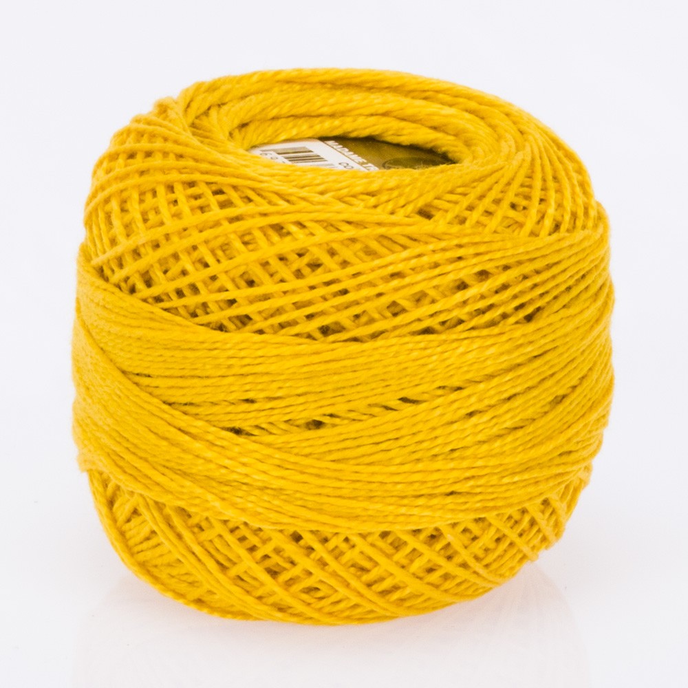 Madame Tricote Paris Koton Perle No:8 Embroidery Thread, Mustard Yellow - 613