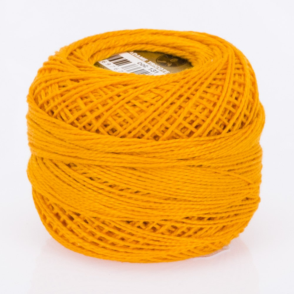 Madame Tricote Paris Koton Perle No:8 Embroidery Thread, Orange - 131